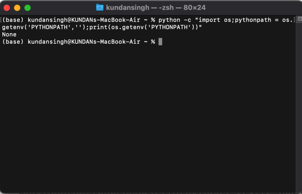 Pythonnpath Using Python Command