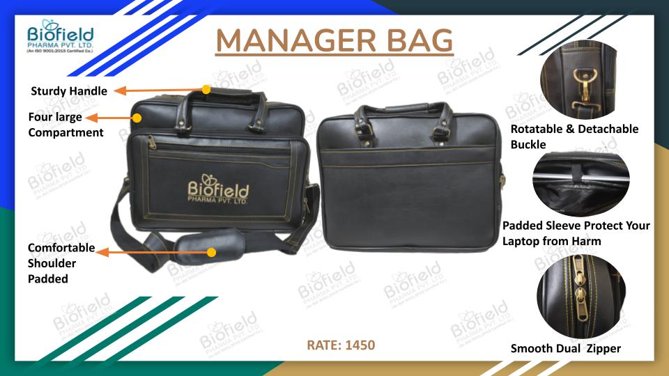 Manager bag by Biofield