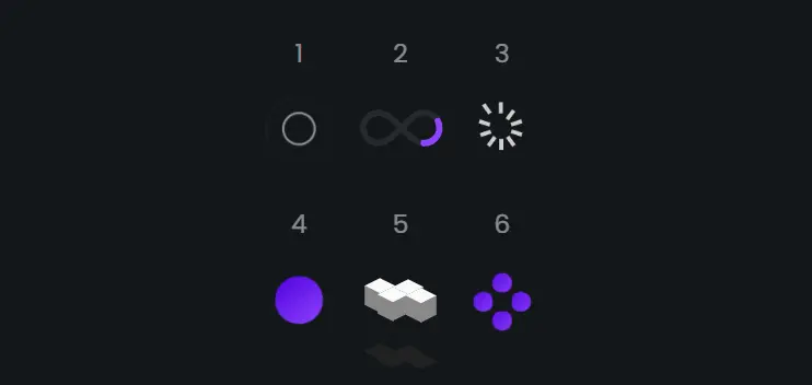 Preview of Advanced CSS Loaders Collection