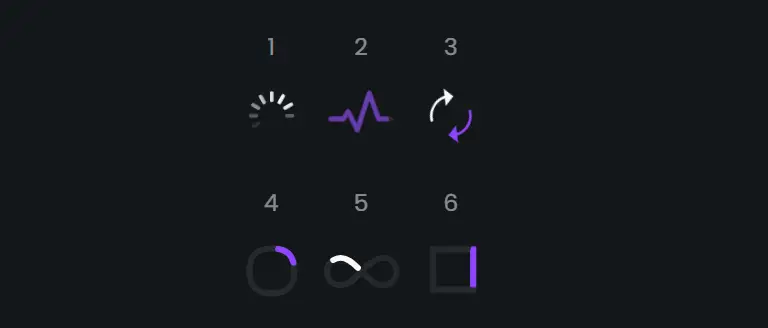 Preview of CSS Loaders Collection