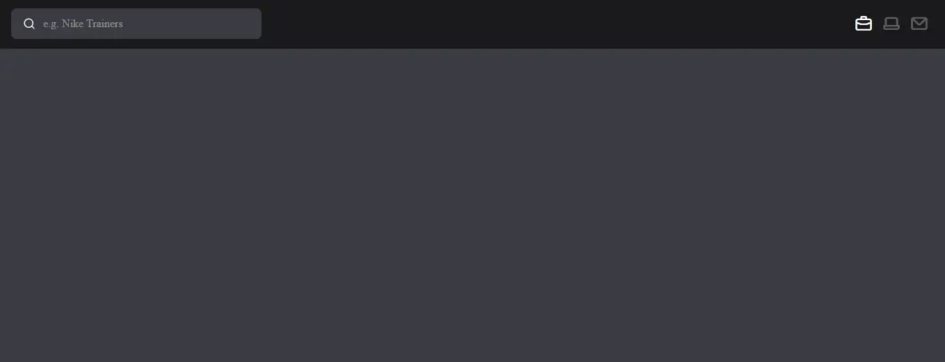 Preview of Navbar with Search Toggle