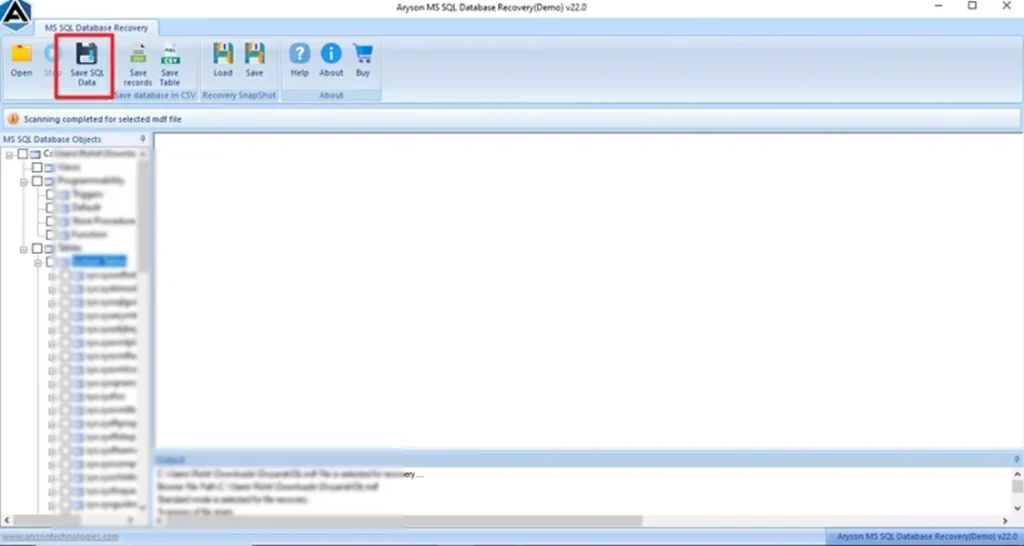 Choose Saving Format and click OK