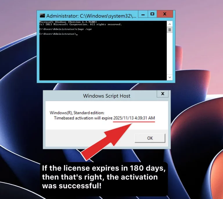 Screenshot showing activated Windows and Office