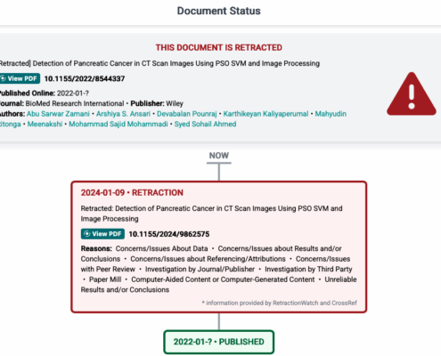 Retraction doc status