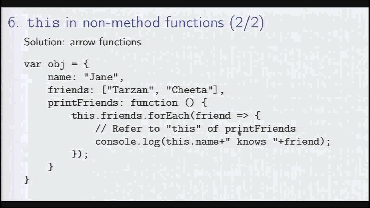 Improving JavaScript
