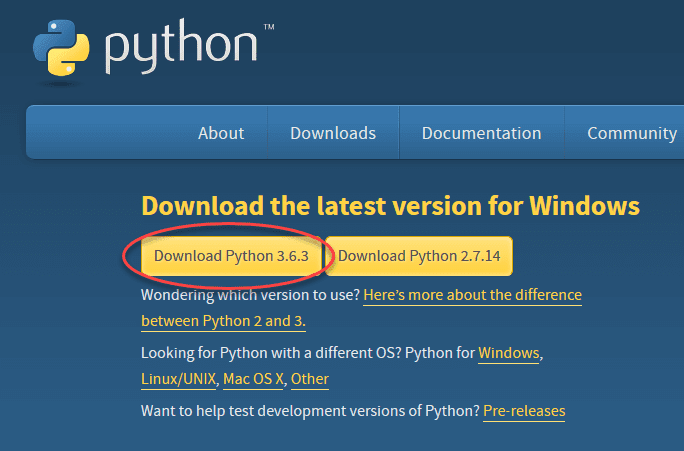  Installing -Python