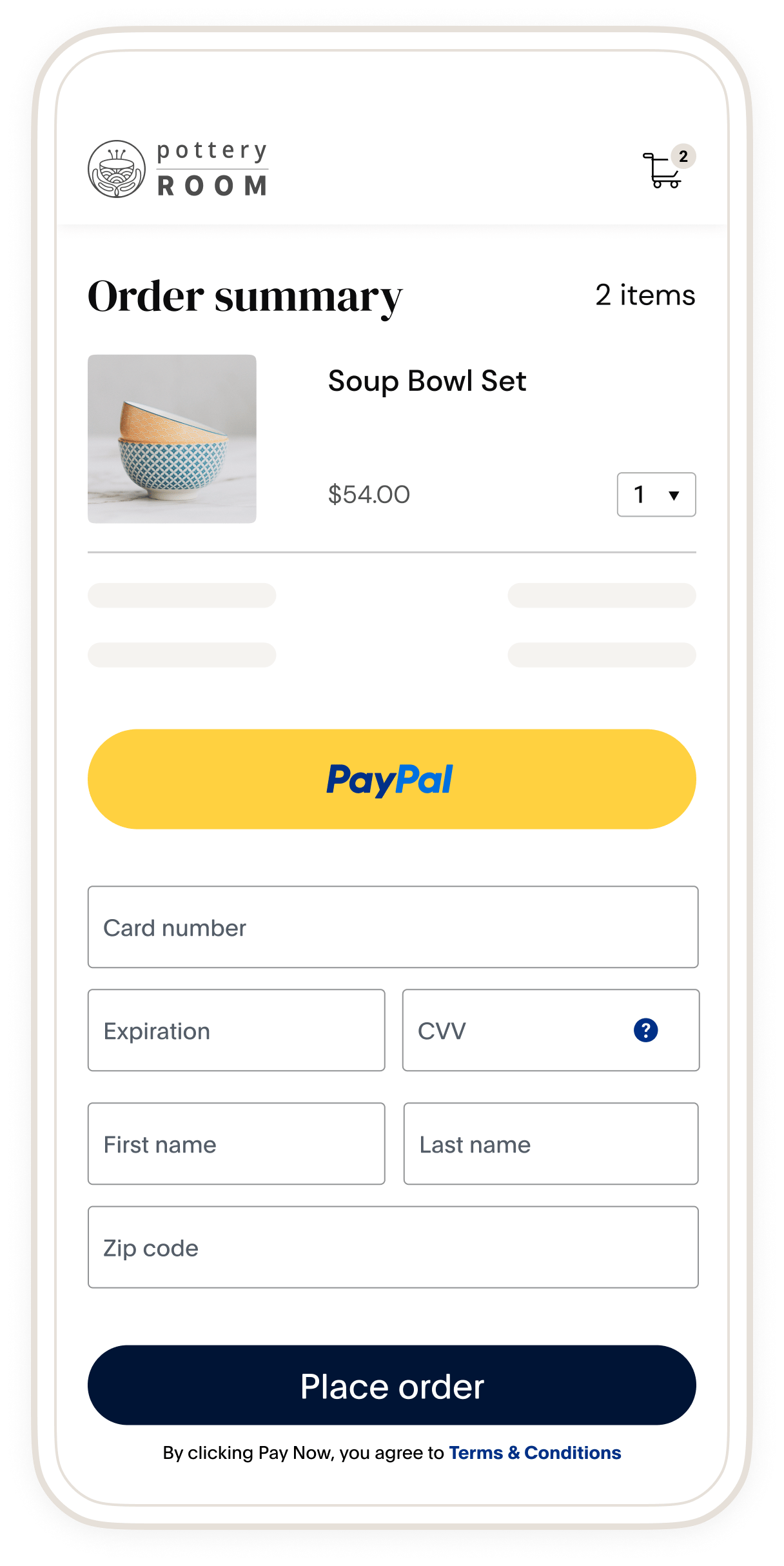 Expanded Checkout 