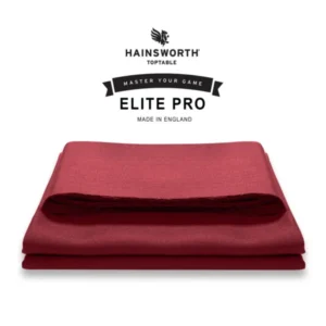 Pooldúkur Hainsworth 9 ' M/batta Burgundy