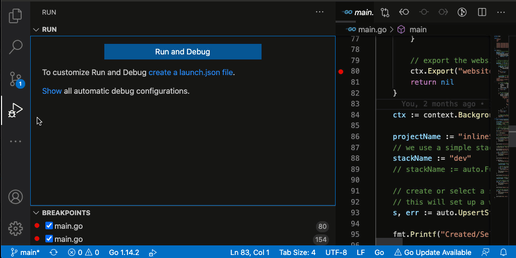 Debugging demo