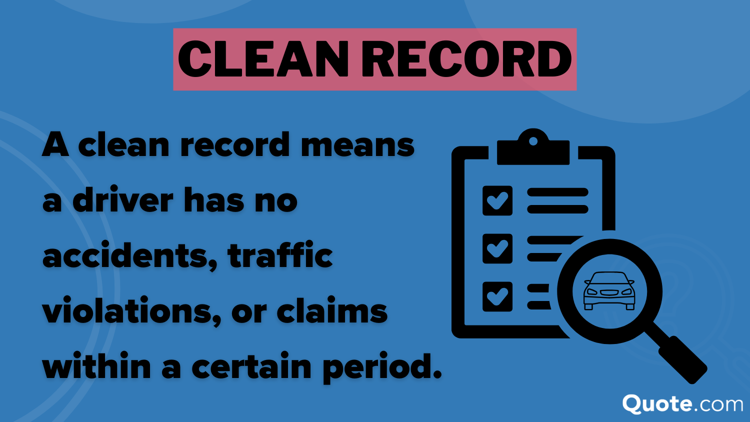 Clean Record Definition Card: Best Auto Insurance Companies in Georgia Clean Record Definition Card: Best Auto Insurance Companies in Georgia