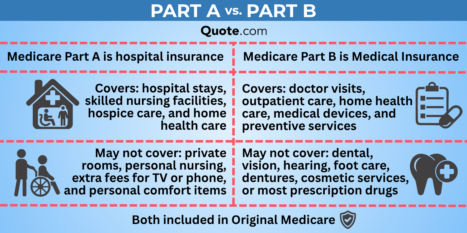 Medicare Part A vs. Part B Infographics: What is Medicare Part D? Medicare Part A vs. Part B Infographics: What is Medicare Part D?