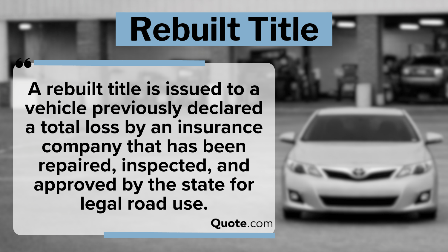 Rebuilt Title