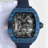 Replica Richard Mille RM50-27-01 NTPT Blue Forged Carbon Skeleton Dial Watch Pdy95776