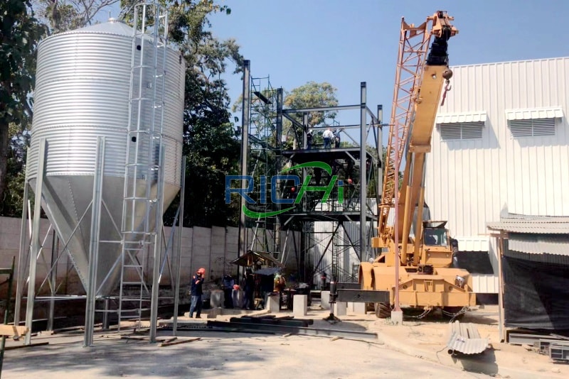 Linea di fabricazione di mangimi 10-50MT in Africa
