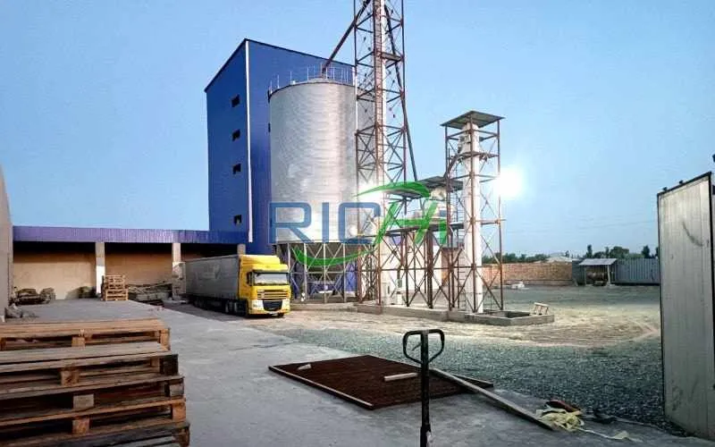 மெக்சிகோவில் 10T/H கால்நடை/மீன் தீவன தொழிற்சாலை