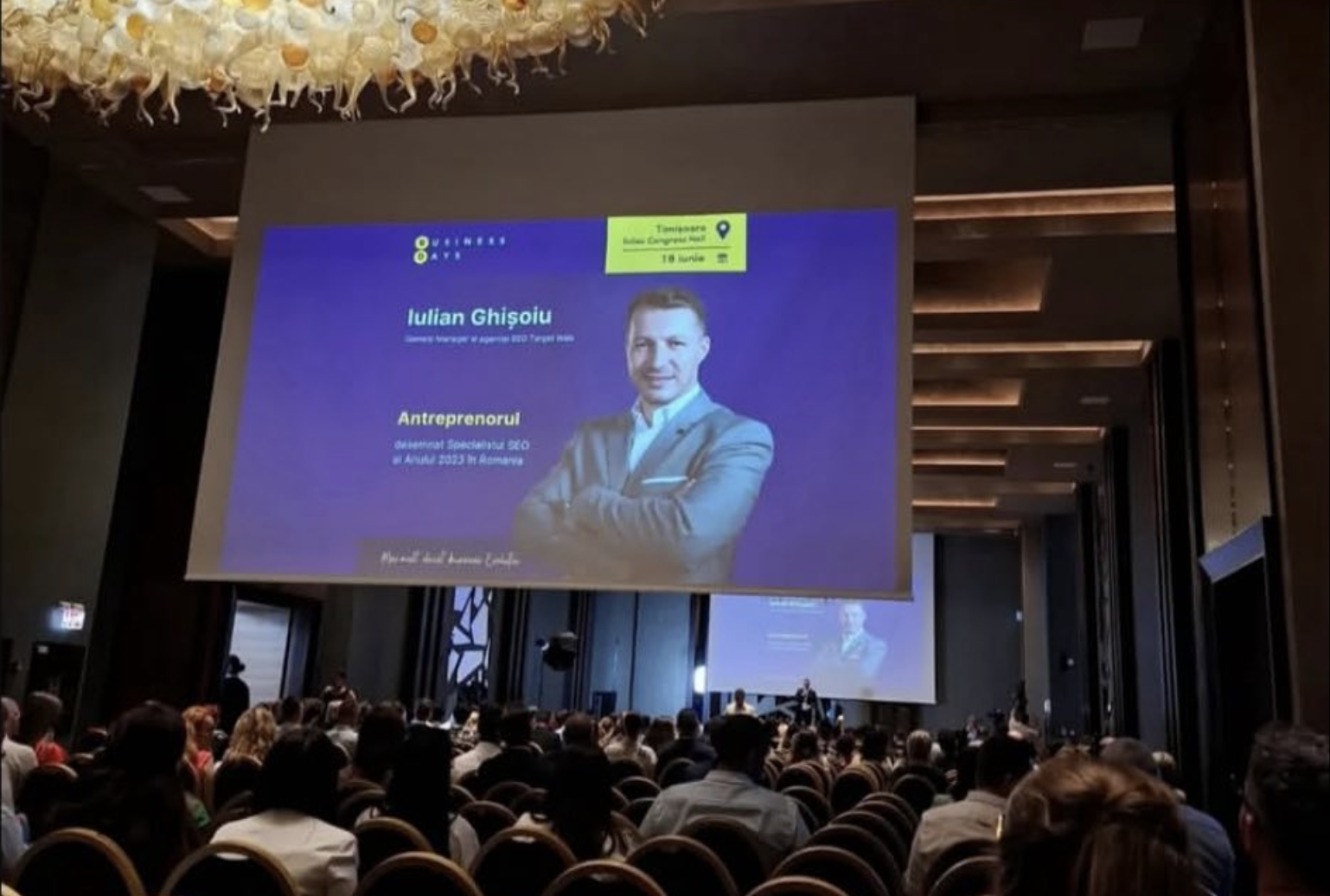 Business Days speaker Iulian Ghisoiu