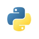 Python logo for AI development