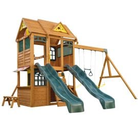Kidkraft - Overland Heights Wooden Swing Set - DBT-F29655 - Toysuae.com