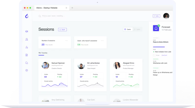 Microsoft Albine Startup Website