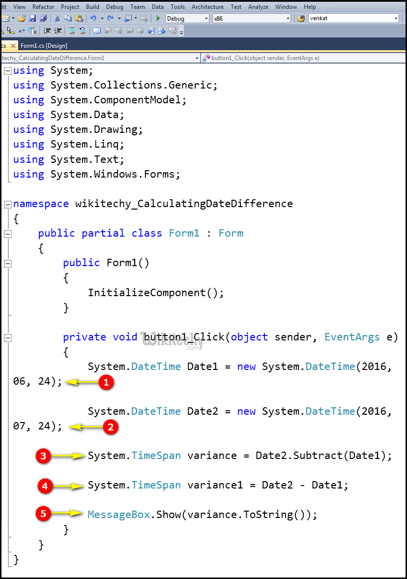  calculating date code