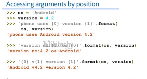 accessing argument by position