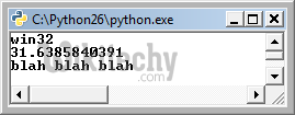  python running