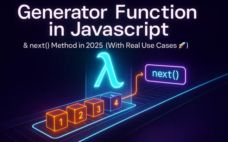 Generator Function in JavaScript