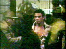 This image taken from Cuban TV shows special operations agents surrounding one of the 21 Cubans who stormed the Mexican Embassy in Havana, March 1, 2002