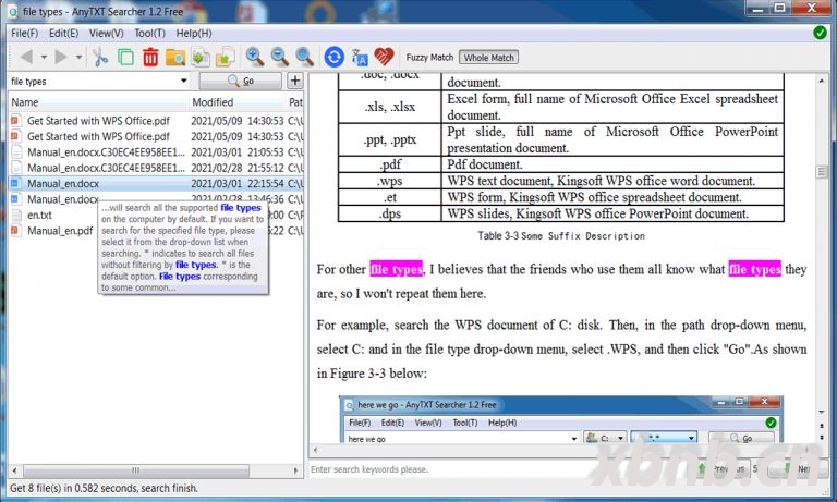 文档搜索工具 AnyTXT Searcher v1.3.1515 中文免费版-晓白博客网