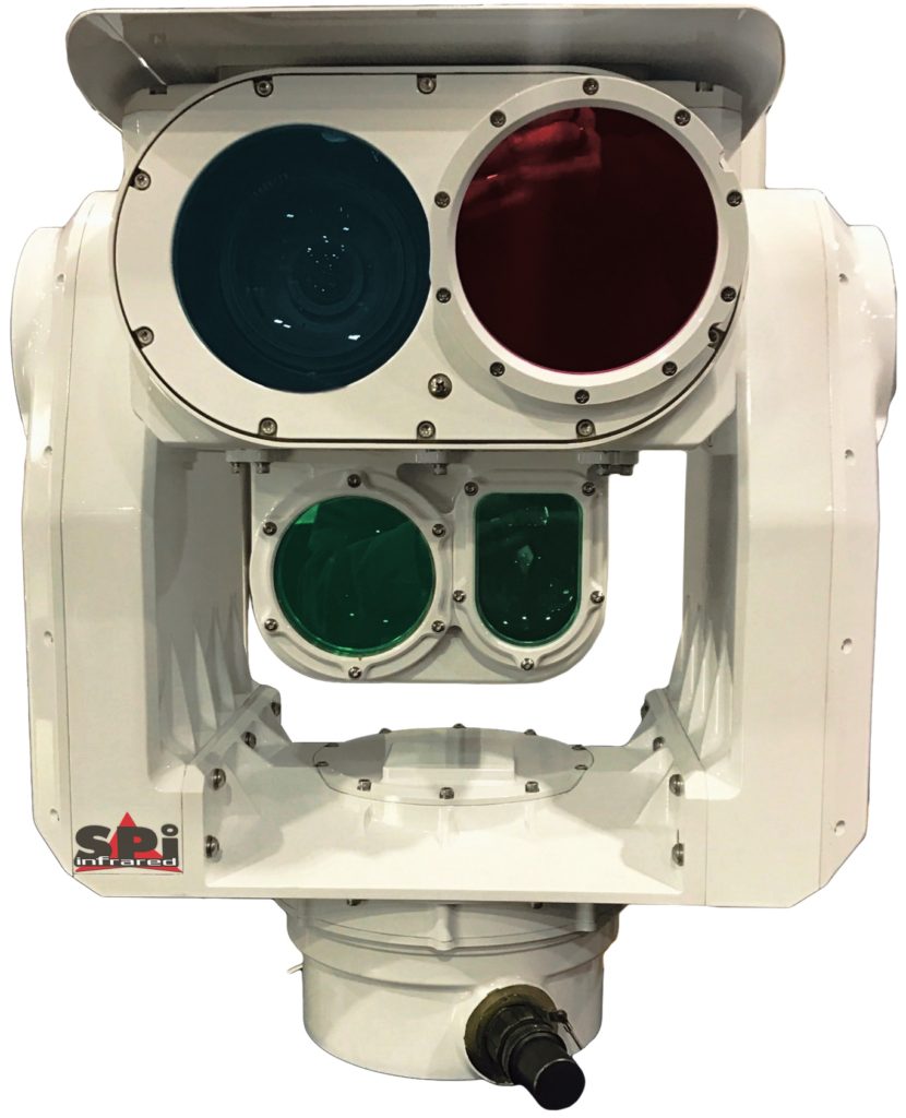 FLIR LONG RANGE THERMAL AND VISUAL IMAGING SYSTEM WITH LASER RANGE FINDER AND DESIGNATOR