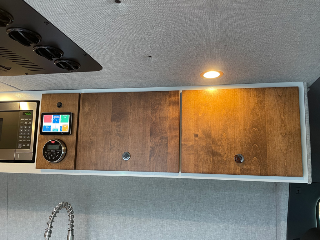 Kitchenette Overhead Cabinets
