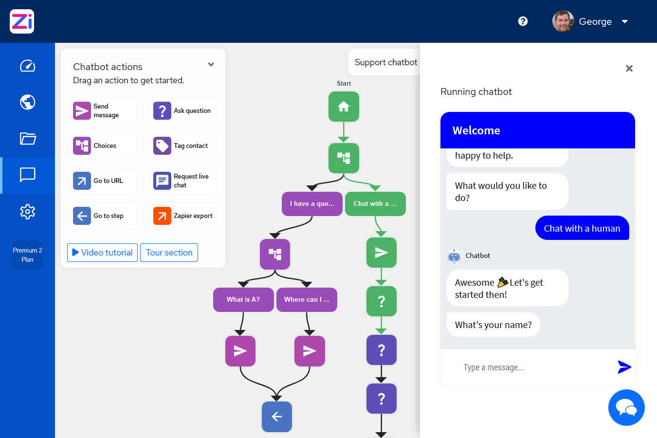 chatbot flow