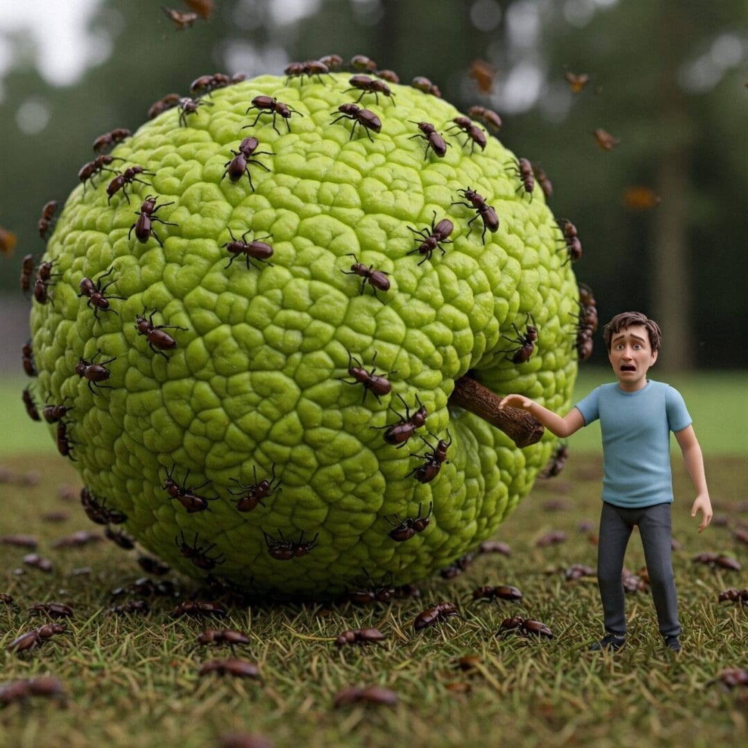 How to use hedge apples for pest control