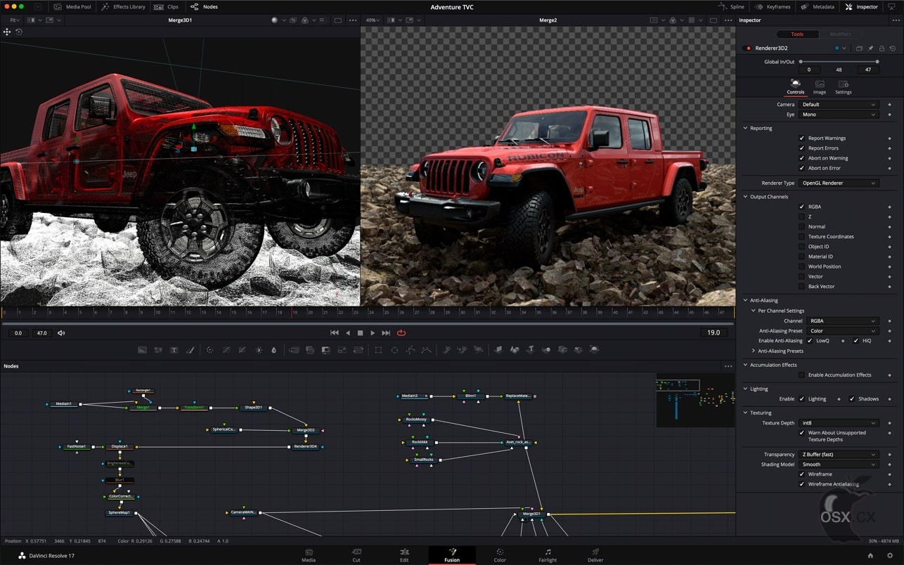 Fusion Studio 20 For Mac v20.3.1 专业的影视后期特效合成软件